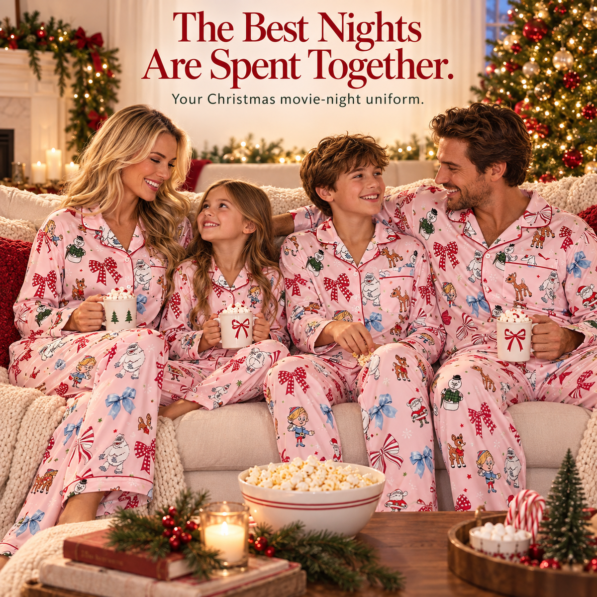 Rudolph the Red-Nosed Reindeer Satin Pajama Set