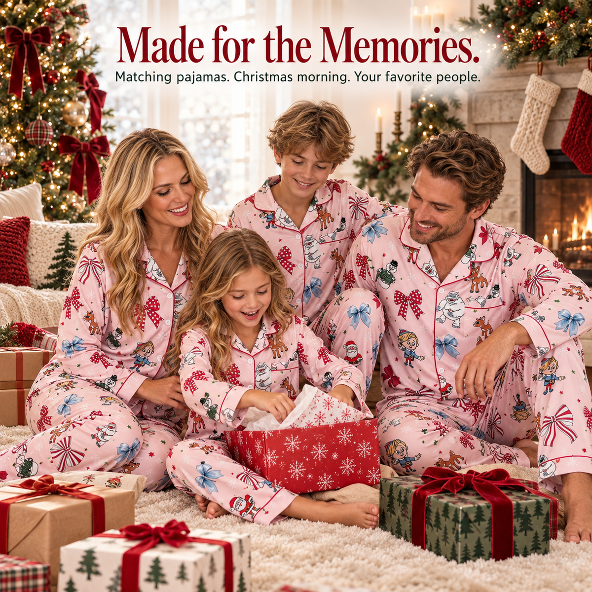 Rudolph the Red-Nosed Reindeer Satin Pajama Set