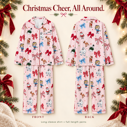 Rudolph the Red-Nosed Reindeer Satin Pajama Set